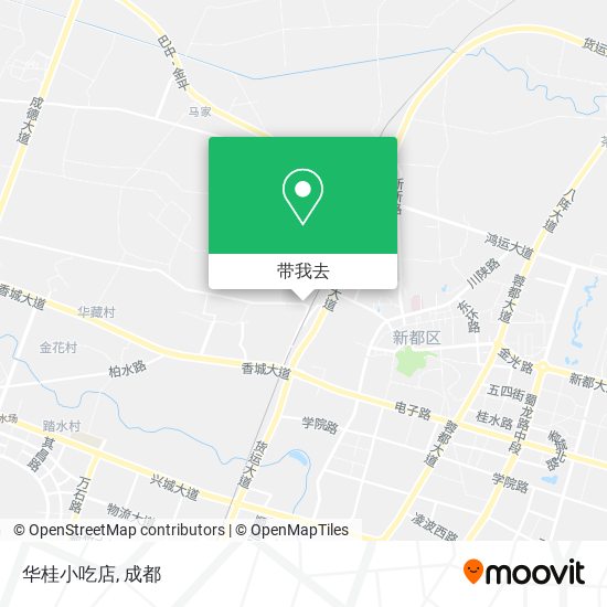 华桂小吃店地图