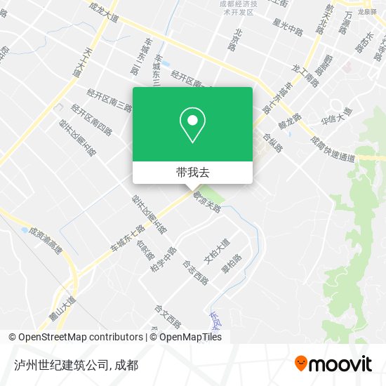 泸州世纪建筑公司地图