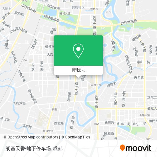 朗基天香-地下停车场地图