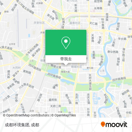 成都环境集团地图