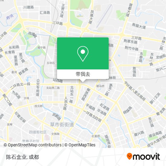 陈石盒业地图