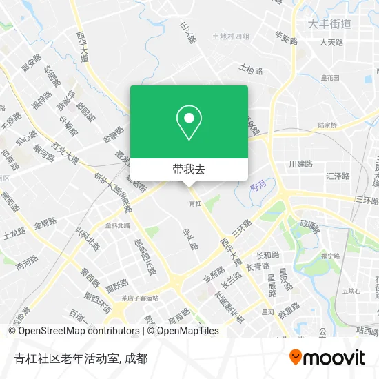 青杠社区老年活动室地图
