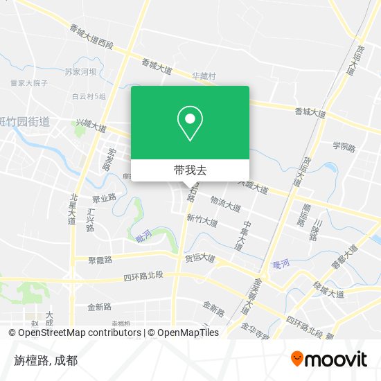 旃檀路地图