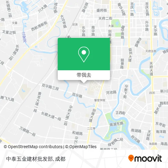 中泰五金建材批发部地图