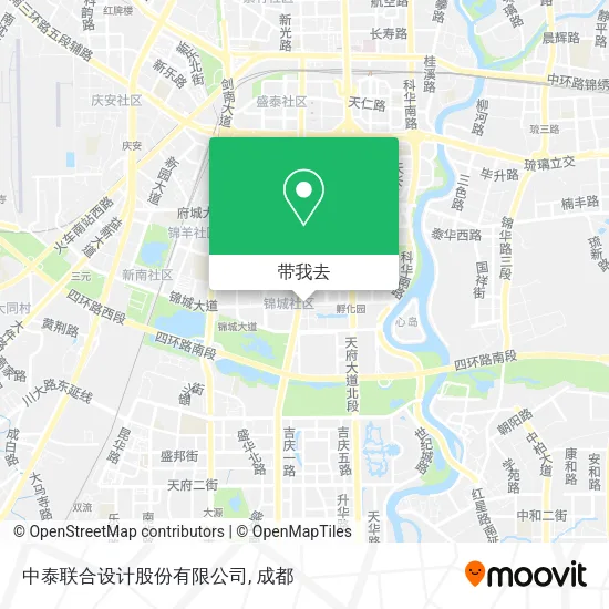 中泰联合设计股份有限公司地图