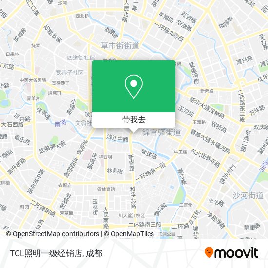 TCL照明一级经销店地图