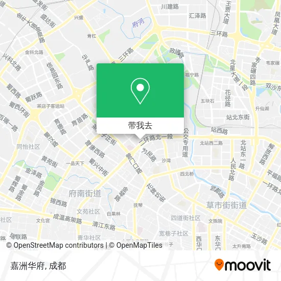 嘉洲华府地图