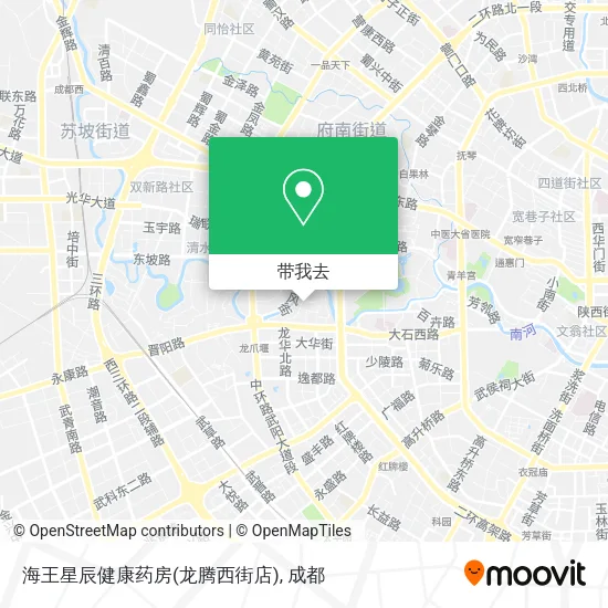 海王星辰健康药房(龙腾西街店)地图