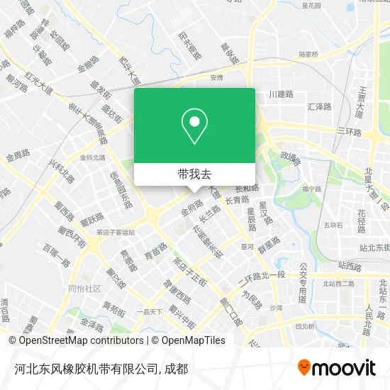 河北东风橡胶机带有限公司地图