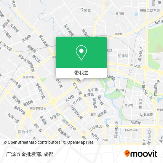 广源五金批发部地图