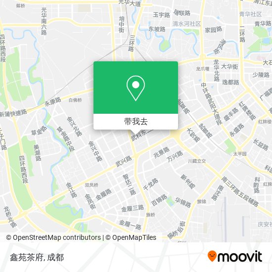鑫苑茶府地图