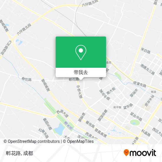 郫花路地图