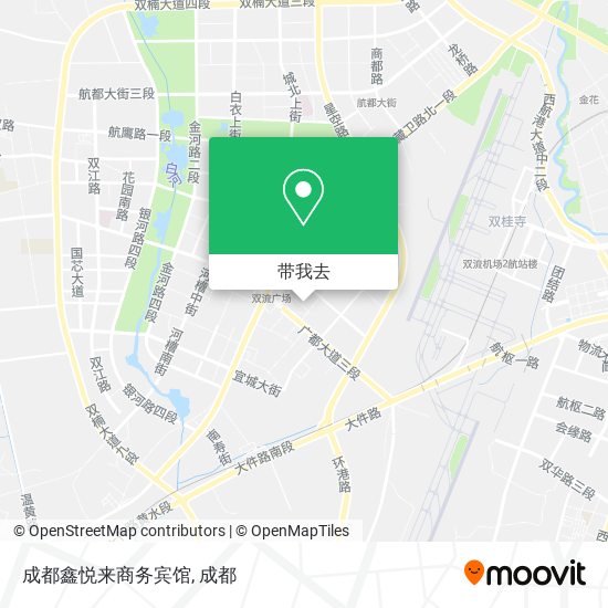 成都鑫悦来商务宾馆地图