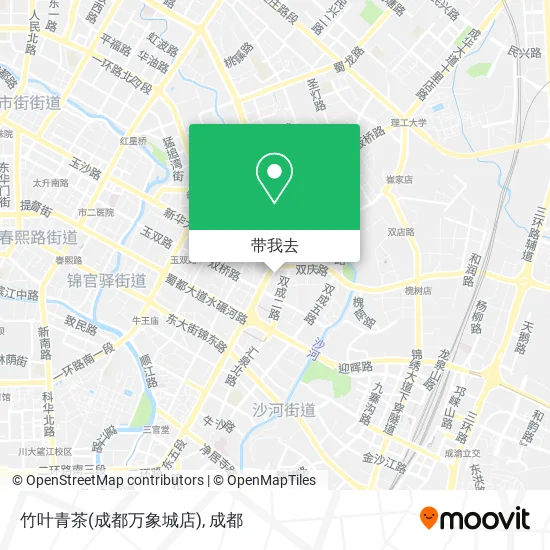 竹叶青茶(成都万象城店)地图