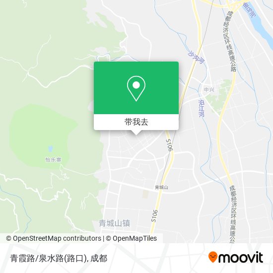 青霞路/泉水路(路口)地图
