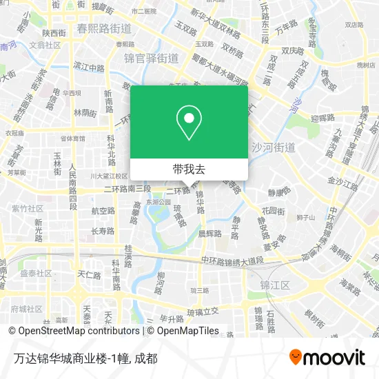 万达锦华城商业楼-1幢地图