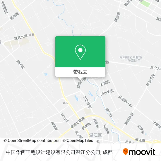 中国华西工程设计建设有限公司温江分公司地图