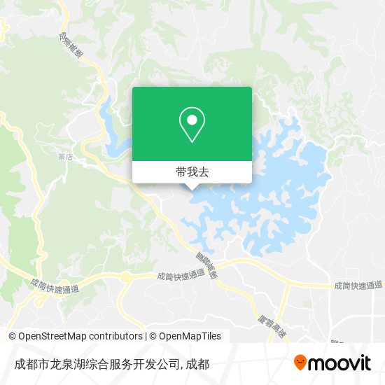 成都市龙泉湖综合服务开发公司地图