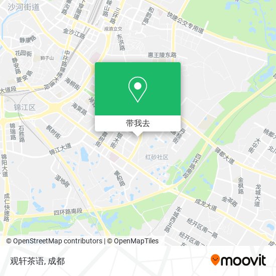 观轩茶语地图