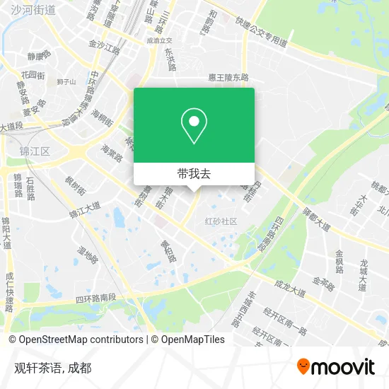 观轩茶语地图