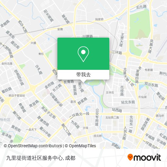 九里堤街道社区服务中心地图