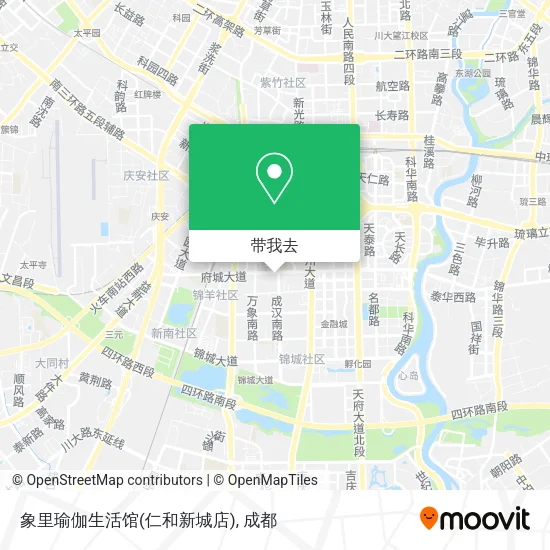 象里瑜伽生活馆(仁和新城店)地图