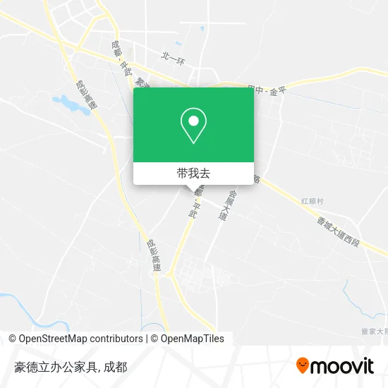 豪德立办公家具地图