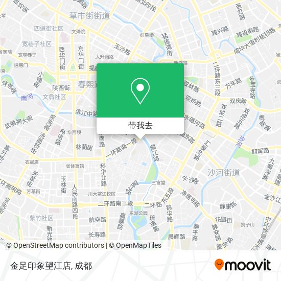 金足印象望江店地图