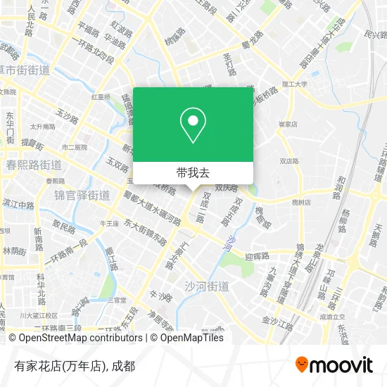 有家花店(万年店)地图