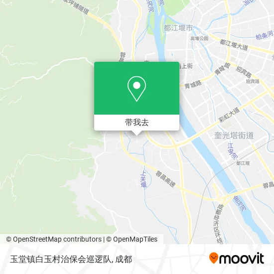 玉堂镇白玉村治保会巡逻队地图
