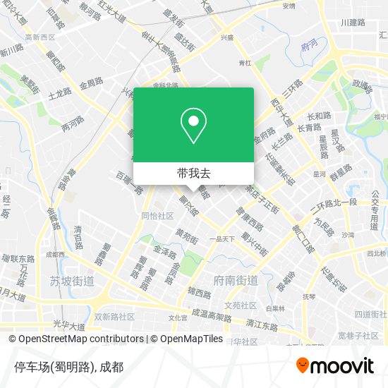 停车场(蜀明路)地图