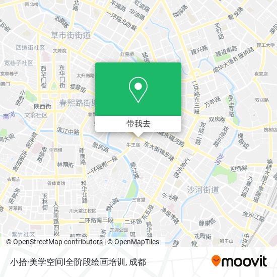 小拾·美学空间l全阶段绘画培训地图