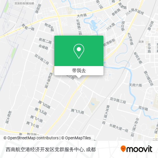 西南航空港经济开发区党群服务中心地图