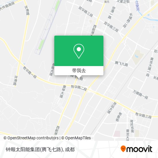 钟顺太阳能集团(腾飞七路)地图