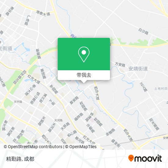 精勤路地图