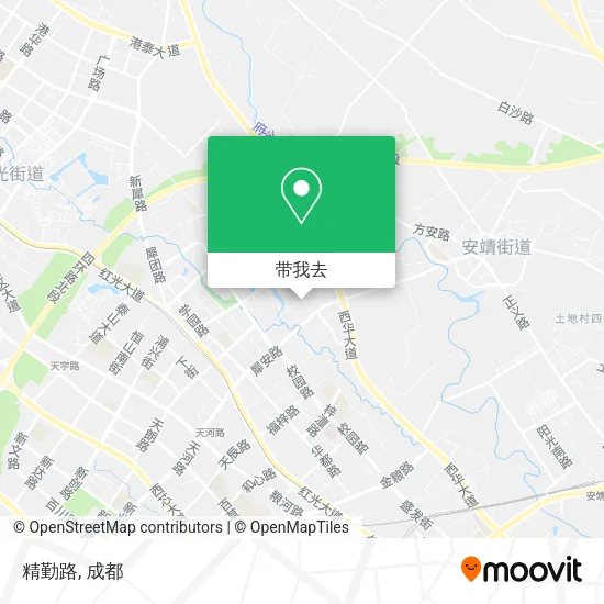 精勤路地图