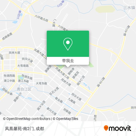凤凰馨苑-南2门地图