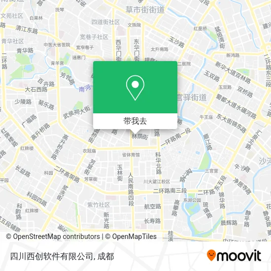 四川西创软件有限公司地图