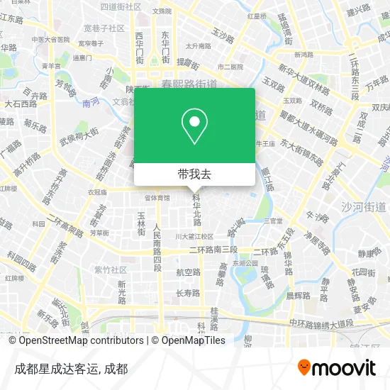 成都星成达客运地图