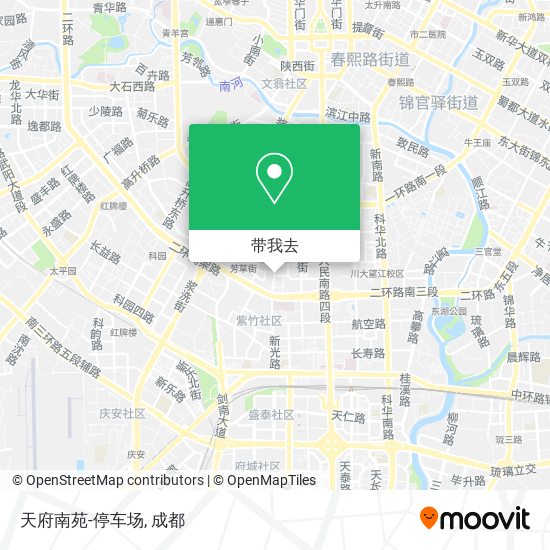 天府南苑-停车场地图