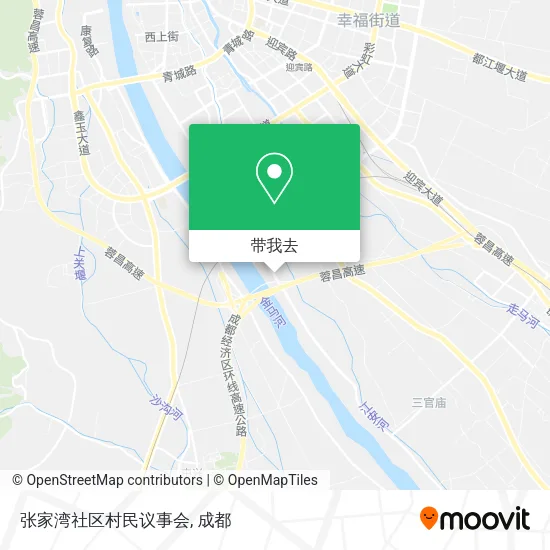 张家湾社区村民议事会地图