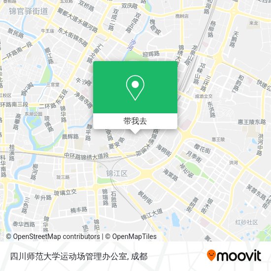 四川师范大学运动场管理办公室地图