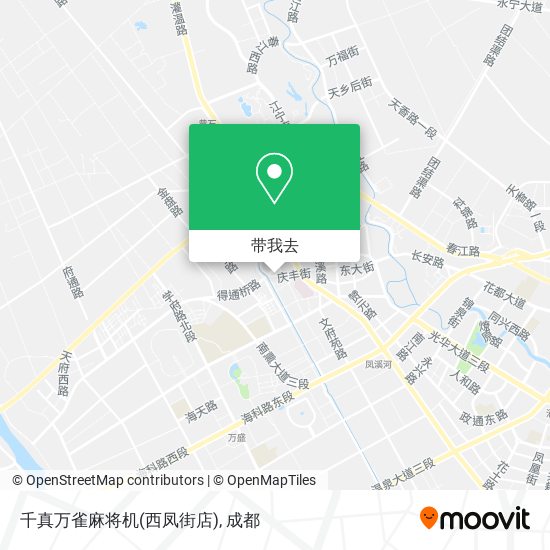 千真万雀麻将机(西凤街店)地图