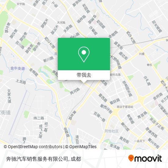 奔驰汽车销售服务有限公司地图