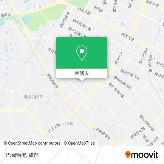 巴蜀物流地图