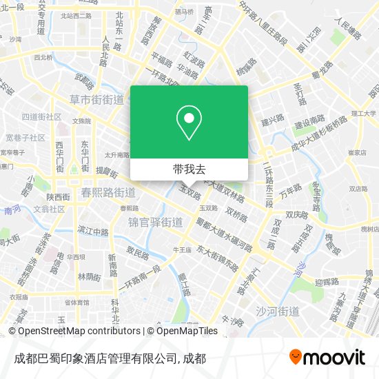 成都巴蜀印象酒店管理有限公司地图