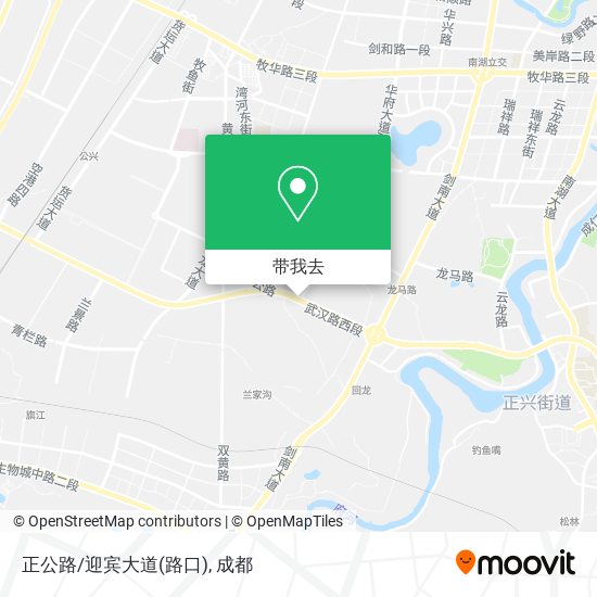 正公路/迎宾大道(路口)地图