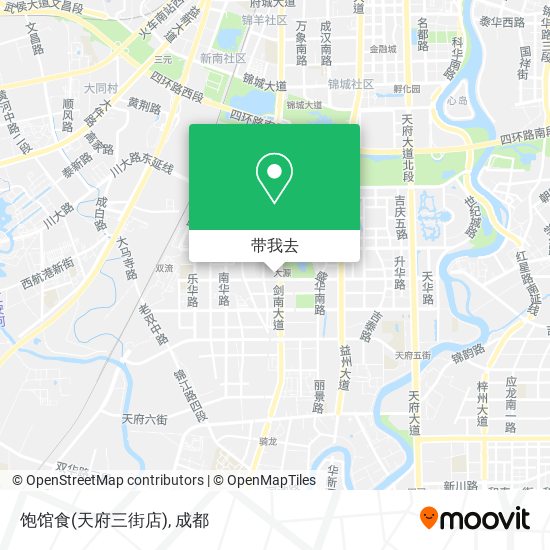 饱馆食(天府三街店)地图