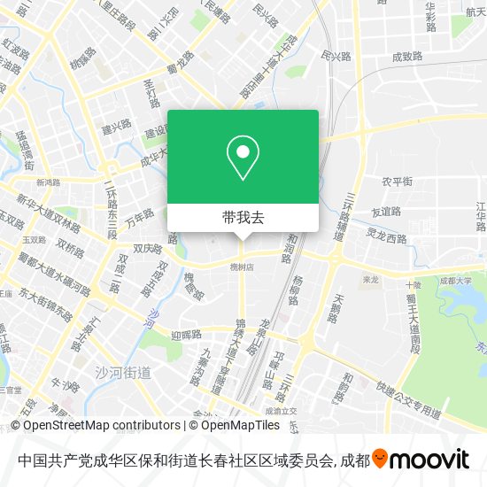 中国共产党成华区保和街道长春社区区域委员会地图