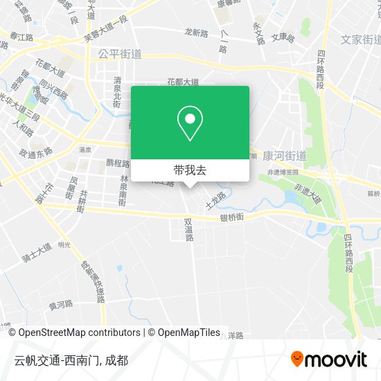 云帆交通-西南门地图